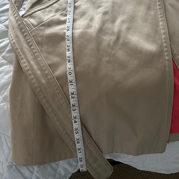 Authentic Coach 100 percent cotton beige trench coat - Picture 6 of 11